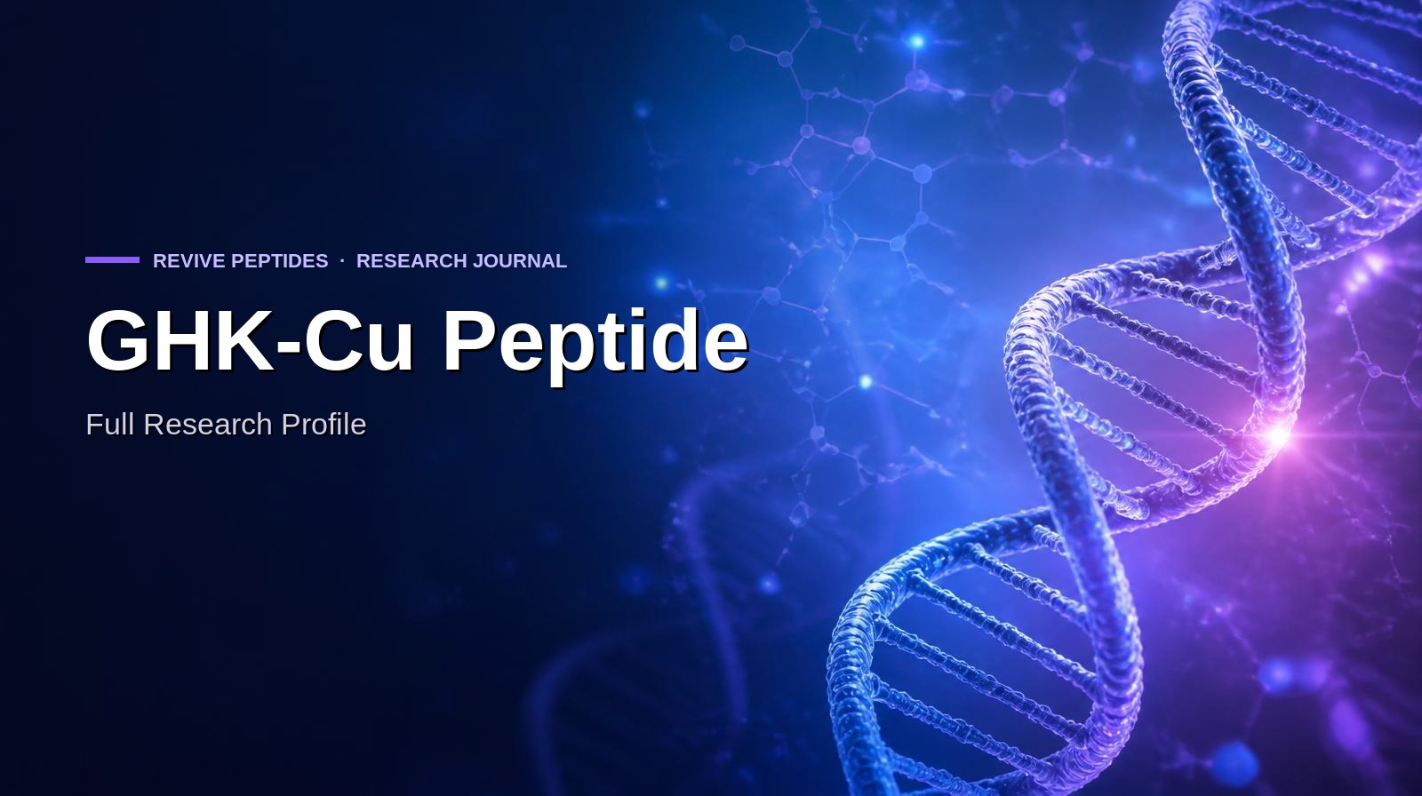 GHK-Cu: Copper Peptide Chemistry, Stability and Verification