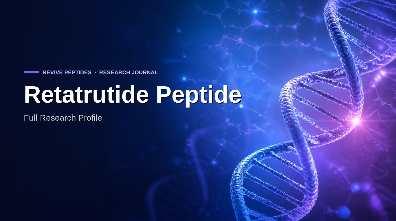 Retatrutide: The Restore Labs Research Reference for Australian Labs